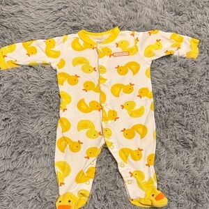 Carter's Yellow Duck Pattern Footie